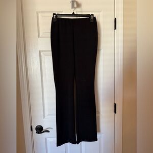 BOLD elements Black Boot-Cut Dress Pants